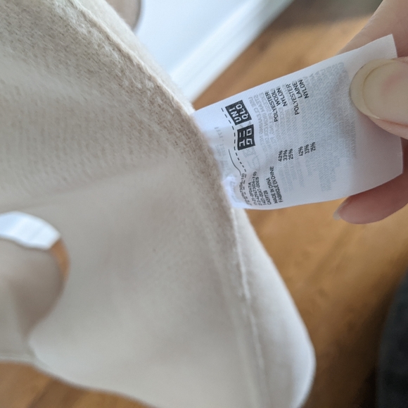 NWOT Uniqlo Light Wool Coat - Picture 3 of 7